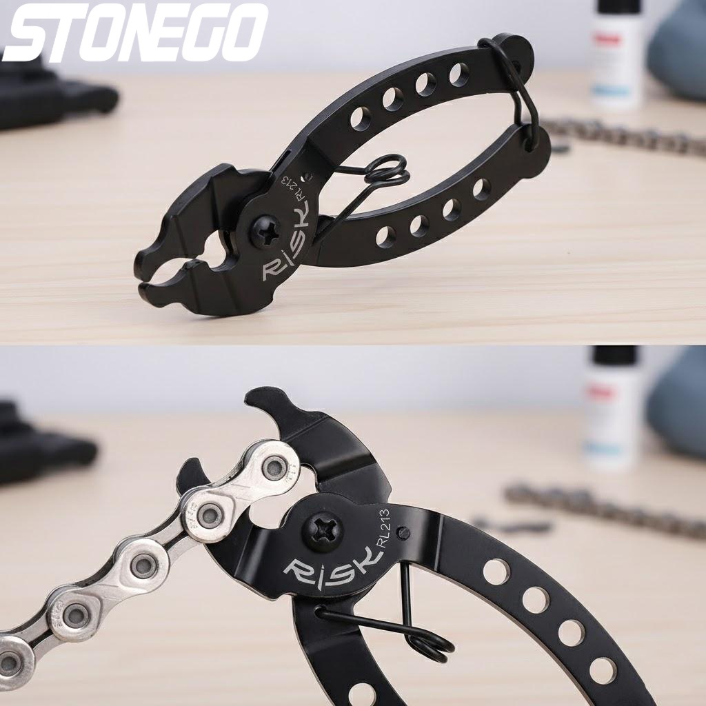 Chain Quick Link - ミニチェーンクイックリンクツール自転車チェーンプライヤーマウンテンバイク修理クランプマジックバックル取り付けハンドツールサイクリング用