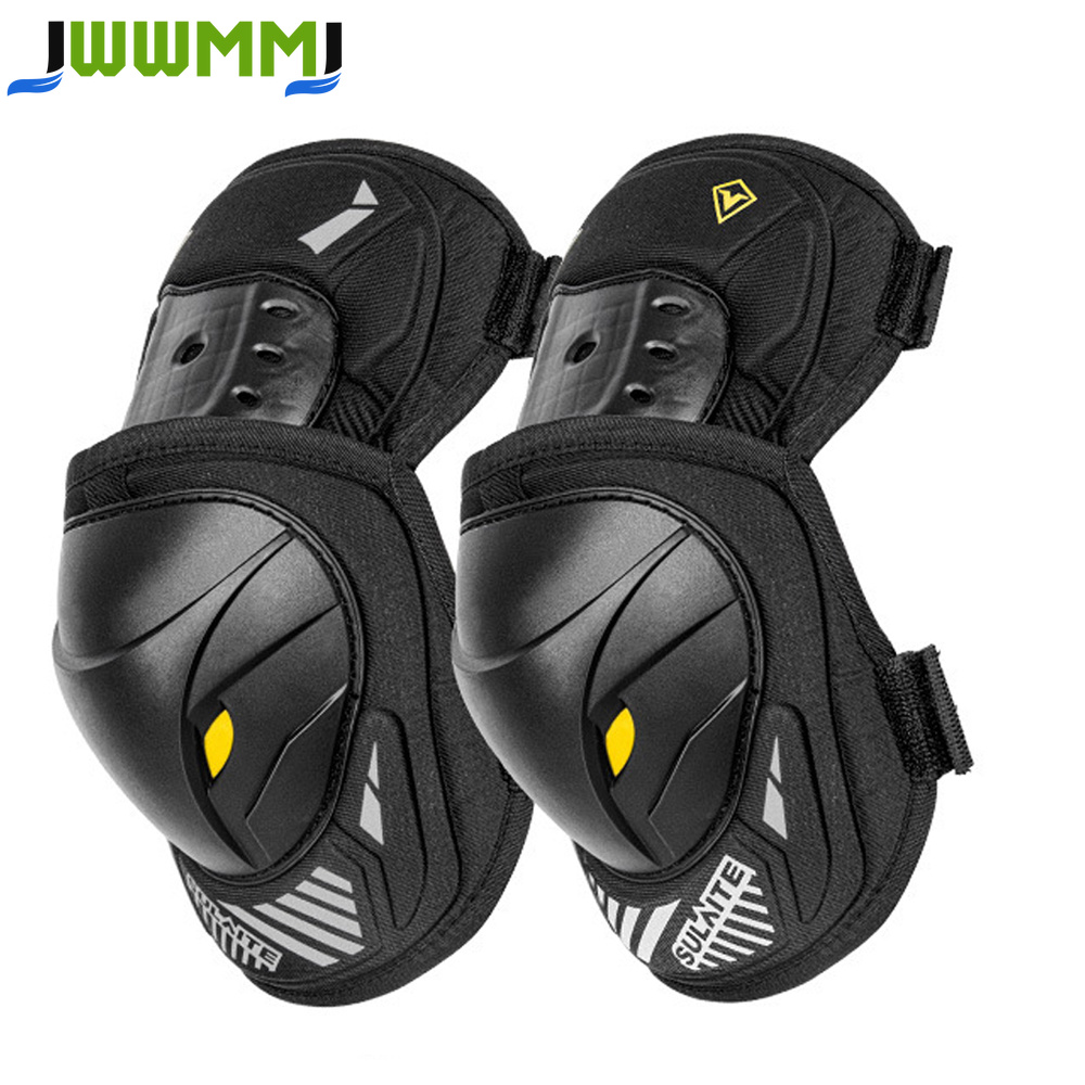 1組のバイク用膝パッド、バイク用保護具膝ガード、オフロード、 - Mountain Biking Elbow Pads のレビューと価格